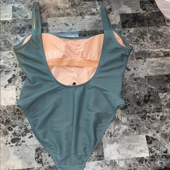 J. Crew Green One Piece Swimsuit - Picture 3 of 6